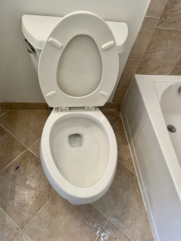 Toilet & Tub Area